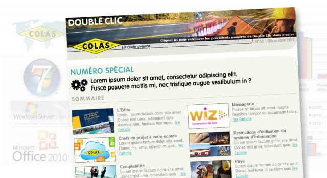 Colas Double Clic &#8211; Newsletter