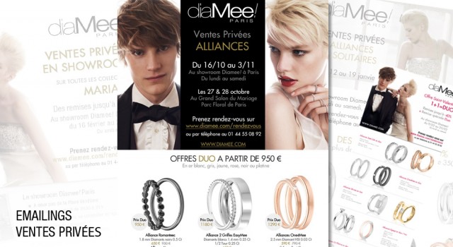 Diamee Paris &#8211; Emailings promotionnels