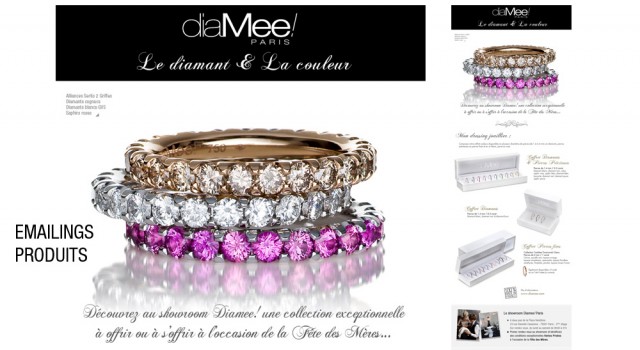 Diamee Paris &#8211; Emailings promotionnels