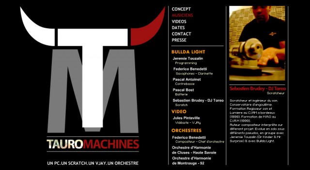 Tauromachines &#8211; Site web