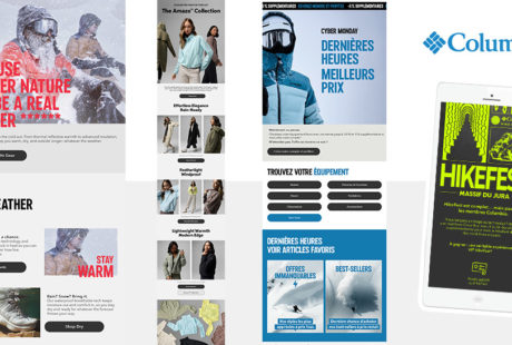 Columbia creation email marketing