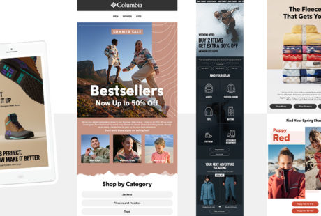 Columbia creation email marketing