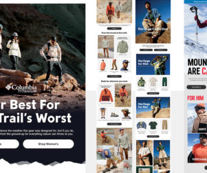 Columbia creation email marketing