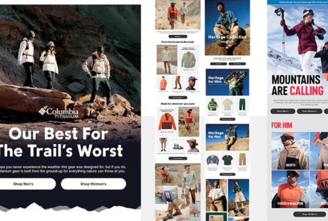Columbia creation email marketing