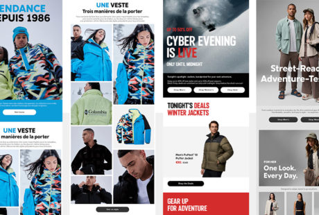 Columbia creation email marketing